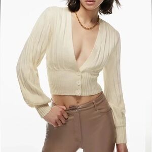 Aritzia | Wilfred Plunge Cardigan